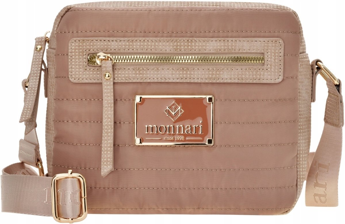 Monnari Jednokomorowa Torba Damska Miękka Pikowana Torebka Listonoszka