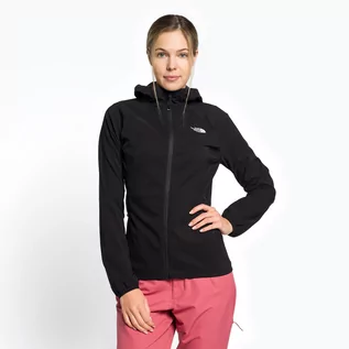 Kurtki i kamizelki sportowe damskie - The North Face Kurtka softshell damska The North Face Nimble czarna NF0A7R2RJK31 - grafika 1