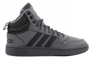 Buty Zimowe Męskie Ocieplane Wysokie Adidas Hoops 3.0 MID GZ6683 R. 36 2/3 - Buty zimowe męskie - miniaturka - grafika 1