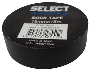 Select Taśma do getr wąska czarna 19mm x 15m - Piłka nożna - miniaturka - grafika 1