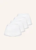Majtki damskie - Sloggi Figi Pełne Basic+, 4 Szt. weiss - miniaturka - grafika 1