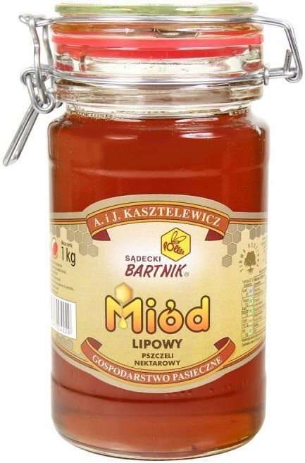 MIÓD LIPOWY PŁYNNY KOMFORT 1KG BARTNIK SĄDECKI