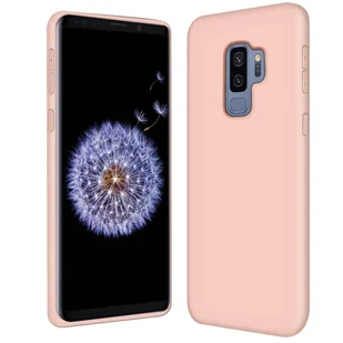 Pokrowiec ochronny na telefon komórkowy Samsung Galaxy S9+ silikonowe etui na telefon komórkowy, różowy - Etui i futerały do telefonów - miniaturka - grafika 1