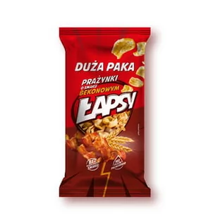 Łapsy Prażynki Pszenne O Smaku Bekonowym 120G - Chipsy - miniaturka - grafika 1