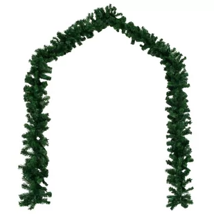 vidaXL Girlandy świąteczne, 4 szt., zielone, 270 cm, PVC - Ozdoby bożonarodzeniowe - miniaturka - grafika 1