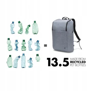 DICOTA Eco Backpack MOTION 13-15.6inch Blue Denim - Plecaki - miniaturka - grafika 4
