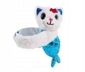 Biżuteria dla dzieci - Pluszowa bransoletka niebieska SYRENKA KOT ARIEL - miniaturka - grafika 1