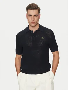 Lacoste Sweter AH9724 Granatowy Regular Fit - Swetry męskie - miniaturka - grafika 1