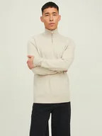 Swetry męskie - Jack & Jones Sweter w kolorze beżowym - miniaturka - grafika 1