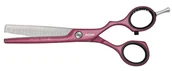 Nożyczki fryzjerskie - Jaguar Pastel Plus ES 40 White Line, degażowki jednostronne Berry, 5.5", ref. 3054-10 - miniaturka - grafika 1