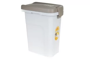 Kerbl Stefan Plast petf-kontener z gumowanego pokrywa w kolorze brązowym/białym blender w 3 rozmiarach, pudełko do przechowywania suchej karmy, przystosowane do kontaktu z żywnością, 40 l - Pozostałe akcesoria dla psów - miniaturka - grafika 1