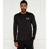 Koszulki męskie - EA7 Longsleeve | Slim Fit - miniaturka - grafika 1