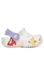Buty dla dziewczynek - Crocs Klapki Classic Butterfly Graphic Clog T 211263 Biały - miniaturka - grafika 1