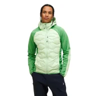 Kurtki i kamizelki sportowe męskie - Kurtka Peak Performance puchowa męska Helium Down Hybrid Hood zielona - M - miniaturka - grafika 1