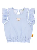 Kaftaniki dla niemowląt - Steiff Bluzka w kolorze błękitno-białym - miniaturka - grafika 1