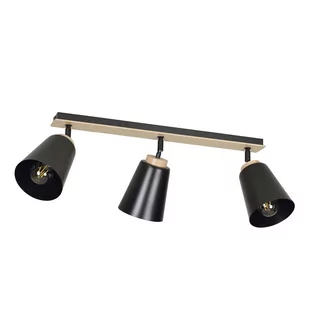 Emibig ATLAS 3 BLACK 725/3 lampa sufitowa 3x60W/E27 IP20 725/3 - Lampy sufitowe - miniaturka - grafika 1