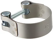 Części motocyklowe - Obejma wydechowa, zestaw części zamiennych LeoVince, zacisk, układ wydechowy, stal nierdzewna, Ø 45 mm, do Yamaha XJ S Diversion XV Virago i wielu innych. - miniaturka - grafika 1