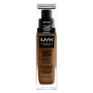 Podkłady do twarzy - NYX Professional Makeup Cant Stop Wont Stop Foundation 18 Deep Sable - miniaturka - grafika 1