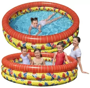 Basen dmuchany BUTTERFLY dziecięcy basenik Brodzik ogrodowy MOTYLEK Bestway - Baseny ogrodowe - miniaturka - grafika 1