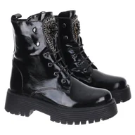 Botki damskie - Trzewiki damskie Bombonella 14T-316 23-35 BLACK PATENT 40 - miniaturka - grafika 1