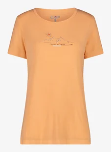 Koszulka z nadrukiem damska CMP Soraka T-Shirt - salmone - Koszulki rowerowe - miniaturka - grafika 1