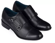 Półbuty męskie - Męskie buty podwyższające FABIO +7CM - miniaturka - grafika 1