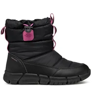 Buty dla dziewczynek - Śniegowce Geox J Flexyper Girl B Ab J46APB 0FU54 C9B8L S Czarny - miniaturka - grafika 1