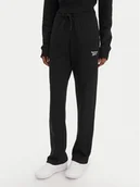 Spodnie sportowe damskie - Reebok Spodnie dresowe Zuzanna RK25496CCW Czarny Regular Fit - miniaturka - grafika 1