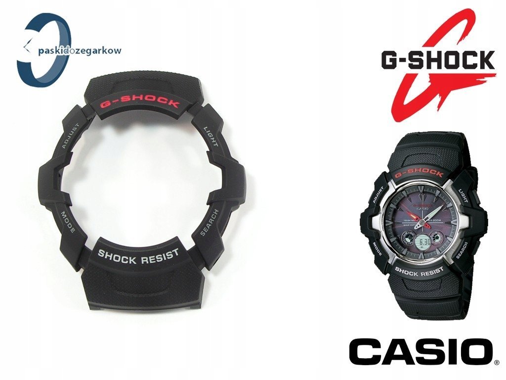 Bezel Casio G-Shock GW-1500 GW-1501 GW-1500A GW-1500A-1A czarny