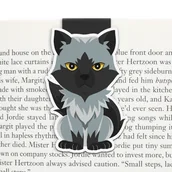 Zakładki do książek - Zakładka magnetyczna do książki, Wilk - miniaturka - grafika 1