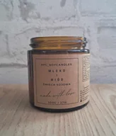 Świece - Świeca Sojowa Zapachowa Mleko i Miód 120ml 27h - miniaturka - grafika 1