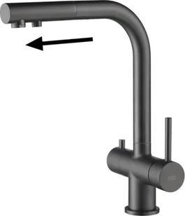 Bateria BLUE WATER APALA 4-WAY gun metal (GRAFIT INOX) (BW-5901730617801) - Baterie kuchenne - miniaturka - grafika 1