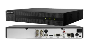 Zestaw do monitoringu posesji 4x kamera kopułowa Hybrid Light 5Mpx, Rejestrator 4 kanałowy - HiLook by Hikvision - Zestawy do monitoringu - miniaturka - grafika 2
