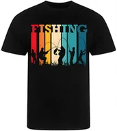 Koszulki męskie - KOSZULKA MĘSKA NADRUK DLA WĘDKARZA TATY MĘŻA DZIADKA PREZENT PREMIUM S - miniaturka - grafika 1