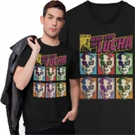 Koszulki męskie - Koszulka Wrestling Lucha Libre Meksyk Sport Sztuki Walki Trening Siłownia - miniaturka - grafika 1