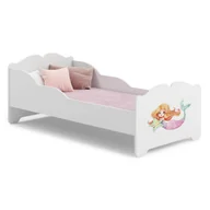 Łóżka dla dzieci i młodzieży - Łóżko dziecięce ANNA z materacem 140x70 Syrenka - miniaturka - grafika 1