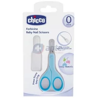 Inne akcesoria do pielęgnacji dzieci - Chicco niebieskie nożyczki do paznokci 0m+ - miniaturka - grafika 1