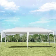 Pawilony ogrodowe - Pawilon ogrodowy, 6 x 3 m, namiot imprezowy, namiot ogrodowy na imprezy, wesele i do aktywności, biały - miniaturka - grafika 1