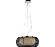 Lampy sufitowe - Searchlight 20025 - Żyrandol na lince 2xE27/60W/230V śr. 40 cm czarny - miniaturka - grafika 1