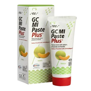 GC Mi Paste Plus Melon - Sztuczne szkliwo z fluorem o smaku melona 35 ml - Pasty do zębów - miniaturka - grafika 1