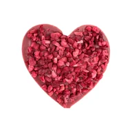 Czekolada - Serce z Malinami z Czekolady Ruby (30g) - miniaturka - grafika 1