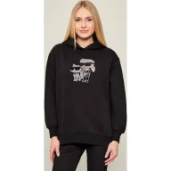 Bluzy damskie - Karl Lagerfeld Bluza ikon rs duo | Loose fit - miniaturka - grafika 1