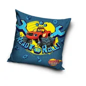 Kołdry i poduszki dla dzieci - Carbotex, Blaze i Mega Maszyny, Poszewka na poduszkę, 40x40 cm - miniaturka - grafika 1