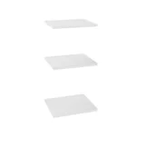 Meble modułowe i akcesoria - Półka prosta do korpusu 37.6 cm głębokość 35.6 cm białe 3 szt. - miniaturka - grafika 1
