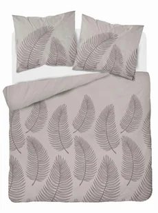 Pościel 220x200 beżowa liście Bawełna - Pościel - miniaturka - grafika 1