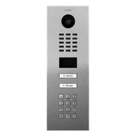 Wideodomofony - Wideodomofon IP dwuprzyciskowy DoorBird D2102KV szczotkowana stal nierdzewna V2A - miniaturka - grafika 1
