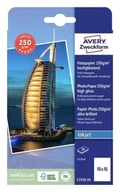Papier do drukarek - Papier Avery fotograficzny Premium wysokobłyszczący, 250 g, 100 x 150 mm C2550-20 - miniaturka - grafika 1