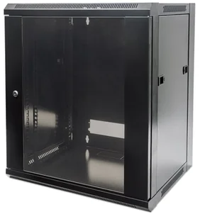 Intellinet 711777 stojak 9U Szafa wisząca Czarny - Tuning komputera - akcesoria - miniaturka - grafika 1
