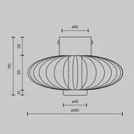 Lampy ścienne - Maytoni kinkiet LED Amulet, okrągły, Ø 18 cm, przezroczysty / złoty - miniaturka - grafika 1