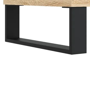 Witrynka, dąb sonoma, 69,5x34x180 cm, materiał drewnopochodny Lumarko! - Witryny - miniaturka - grafika 13